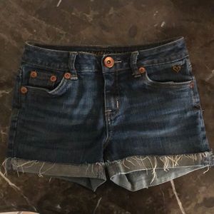Justice medium wash jean shorts